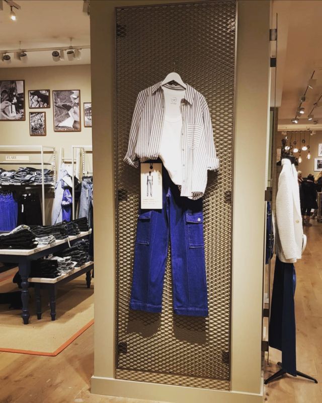 Decorative Wall panels 👌#meshpanel #storedisplay #fashionfeature